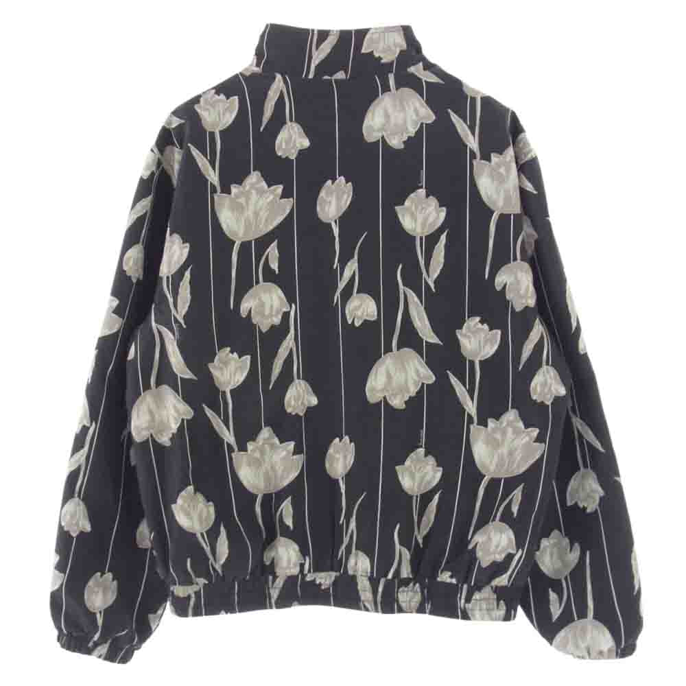 Supreme シュプリーム 19SS Floral Silk Track Jacket フローラル シルク トラック ジャケット ブルゾン グレー系 S【中古】