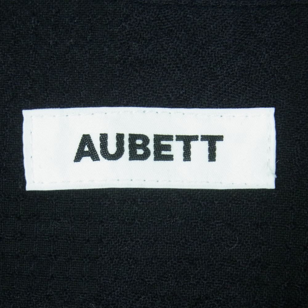 オーベット 23SS 23-01-008 サマーウール縮絨 サッカー生地 オーバーサイズ 長袖 シャツ ダークネイビー系 3【中古】