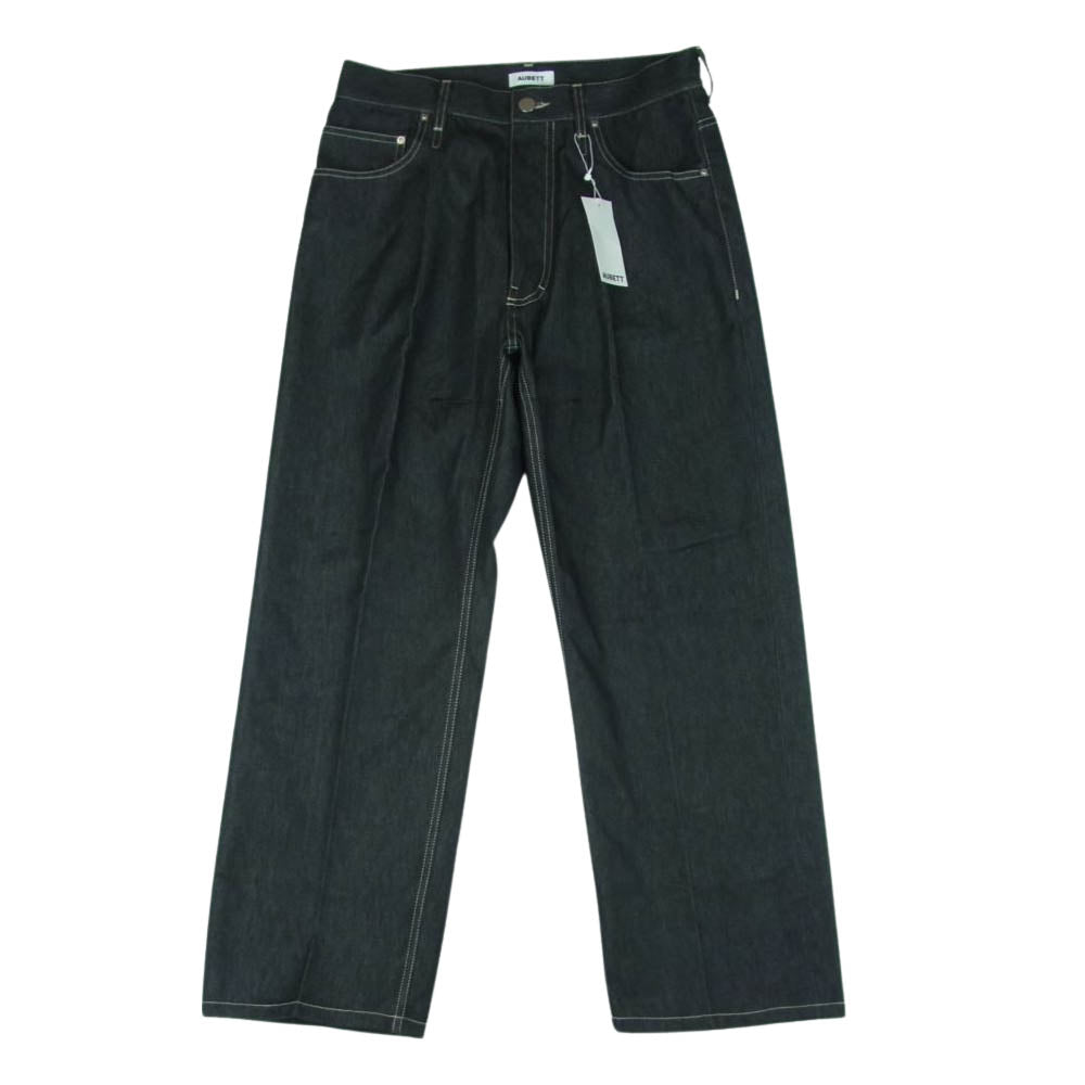 オーベット 23SS 23-01-016 エバーリジット ムラ糸 7ポケット デニム パンツ ブラック系 CHARCOAL BLACK 4【新古品】【未使用】【中古】