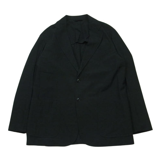 COMOLI コモリ 23SS X01-01005 ウール 2B ジャケット 日本製 ブラック系 1【中古】