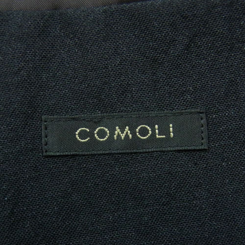 COMOLI コモリ 23SS X01-01005 ウール 2B ジャケット 日本製 ブラック系 1【中古】