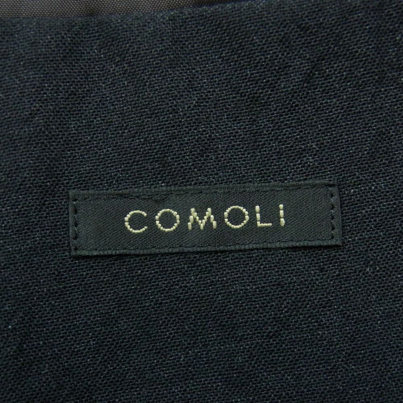 COMOLI コモリ 23SS X01-01005 ウール 2B ジャケット 日本製 ブラック