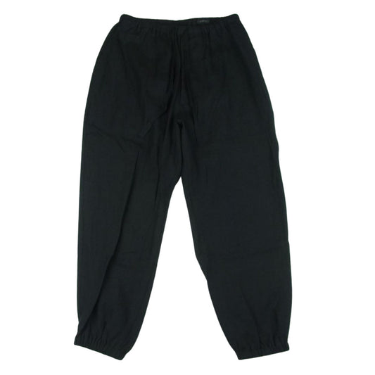 COMOLI コモリ 23SS X01-03019 カナパ ドローストリング パンツ ブラック系 1【中古】