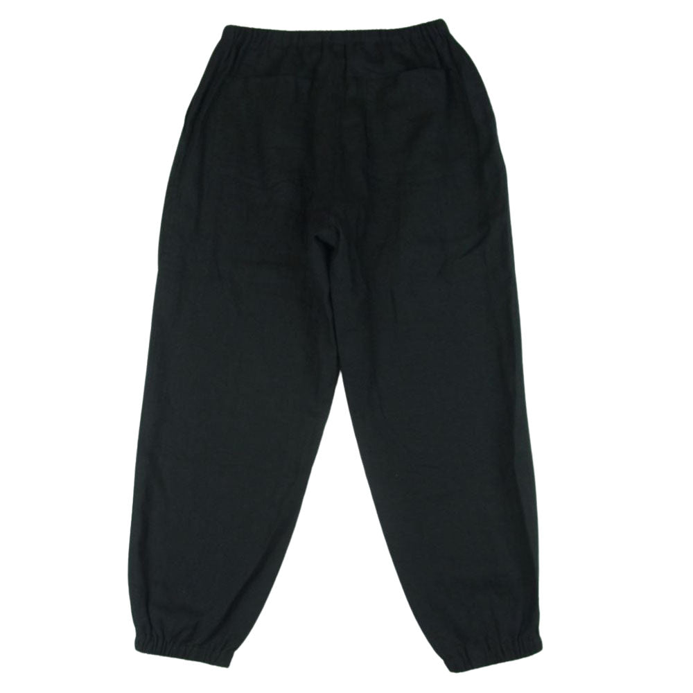 COMOLI コモリ 23SS X01-03019 カナパ ドローストリング パンツ ブラック系 1【中古】