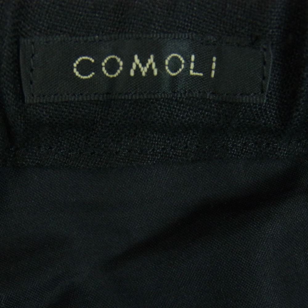 COMOLI コモリ 23SS X01-03019 カナパ ドローストリング パンツ ブラック系 1【中古】
