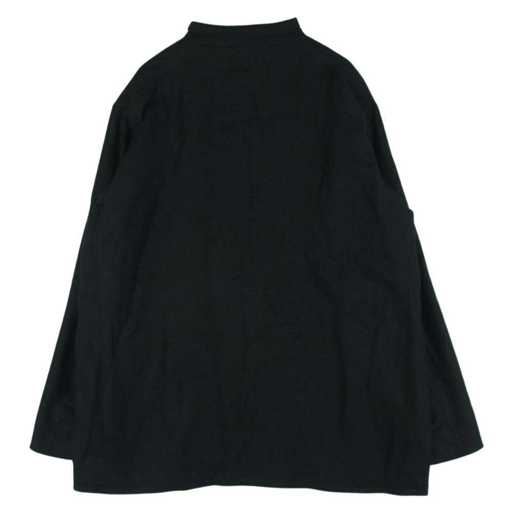 COMOLI コモリ 23SS X01-01019 カナパ スタンドカラー シャツ