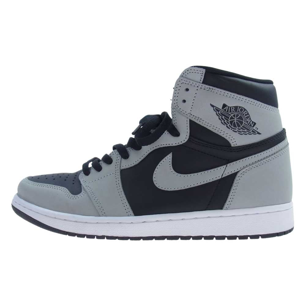 NIKE AIR JORDAN ナイキ ジョーダン 555088-035 Air Jordan 1 High OG Shadow 2.0 AJ1 エアジョーダン ハイ シャドウ スニーカー ブラック系 グレー系 28.5cm【中古】