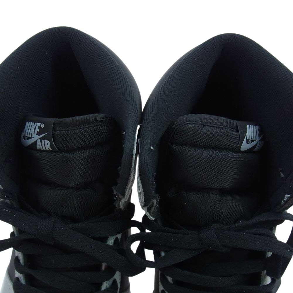 NIKE AIR JORDAN ナイキ ジョーダン 555088-035 Air Jordan 1 High OG Shadow 2.0 AJ1 エアジョーダン ハイ シャドウ スニーカー ブラック系 グレー系 28.5cm【中古】