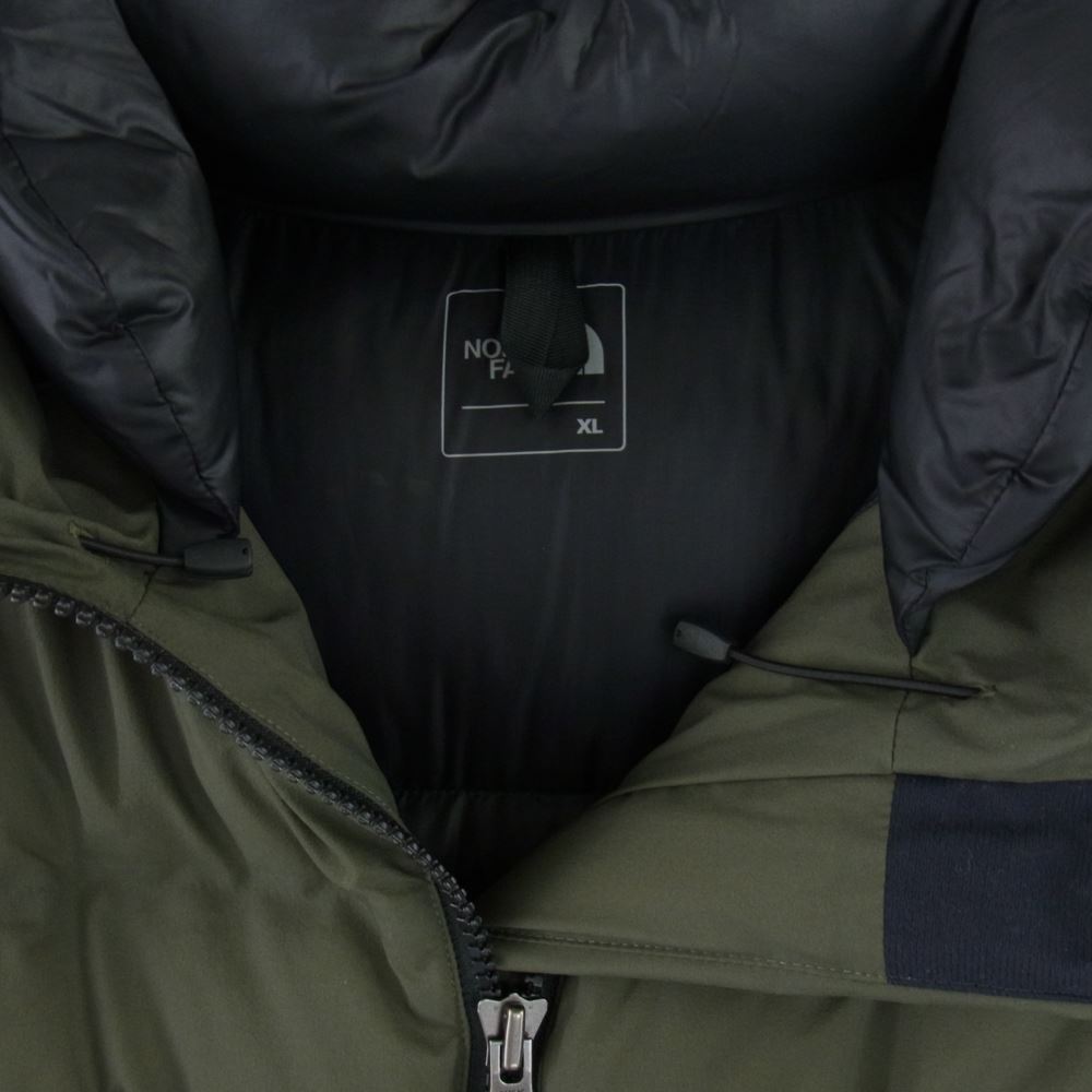 THE NORTH FACE ノースフェイス ND91915 Belayer Parka ビレイヤー パーカー カーキ ダウン ジャケット カーキ系 XL【中古】