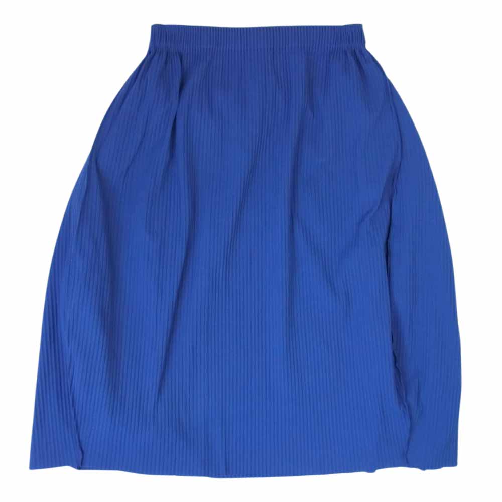 ISSEY MIYAKE イッセイミヤケ MI94KG656 me ミー A-POC INSIDE プリーツ加工 バルーン スカート ブルー系 サイズ表記無【中古】