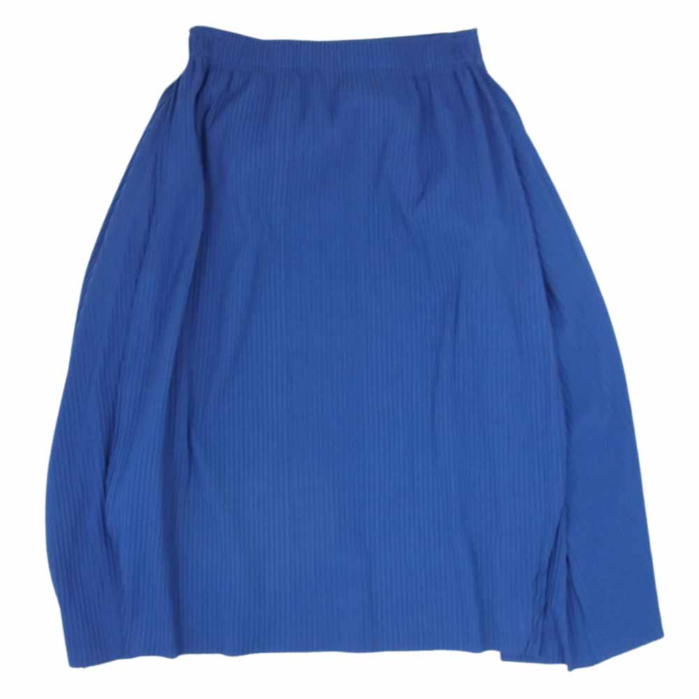 ISSEY MIYAKE イッセイミヤケ MI94KG656 me ミー A-POC INSIDE プリーツ加工 バルーン スカート ブルー系 サイズ表記無【中古】