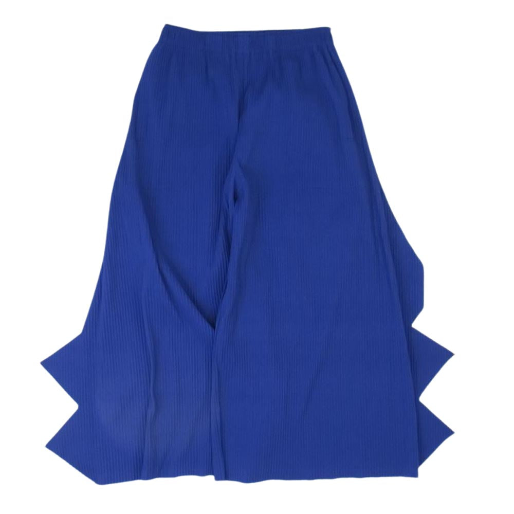 ISSEY MIYAKE イッセイミヤケ MI04KF378 me ミー A-POC INSIDE GIZAGIZA PLEATS プリーツ加工 イージー パンツ ブルー系 サイズ表記無【中古】