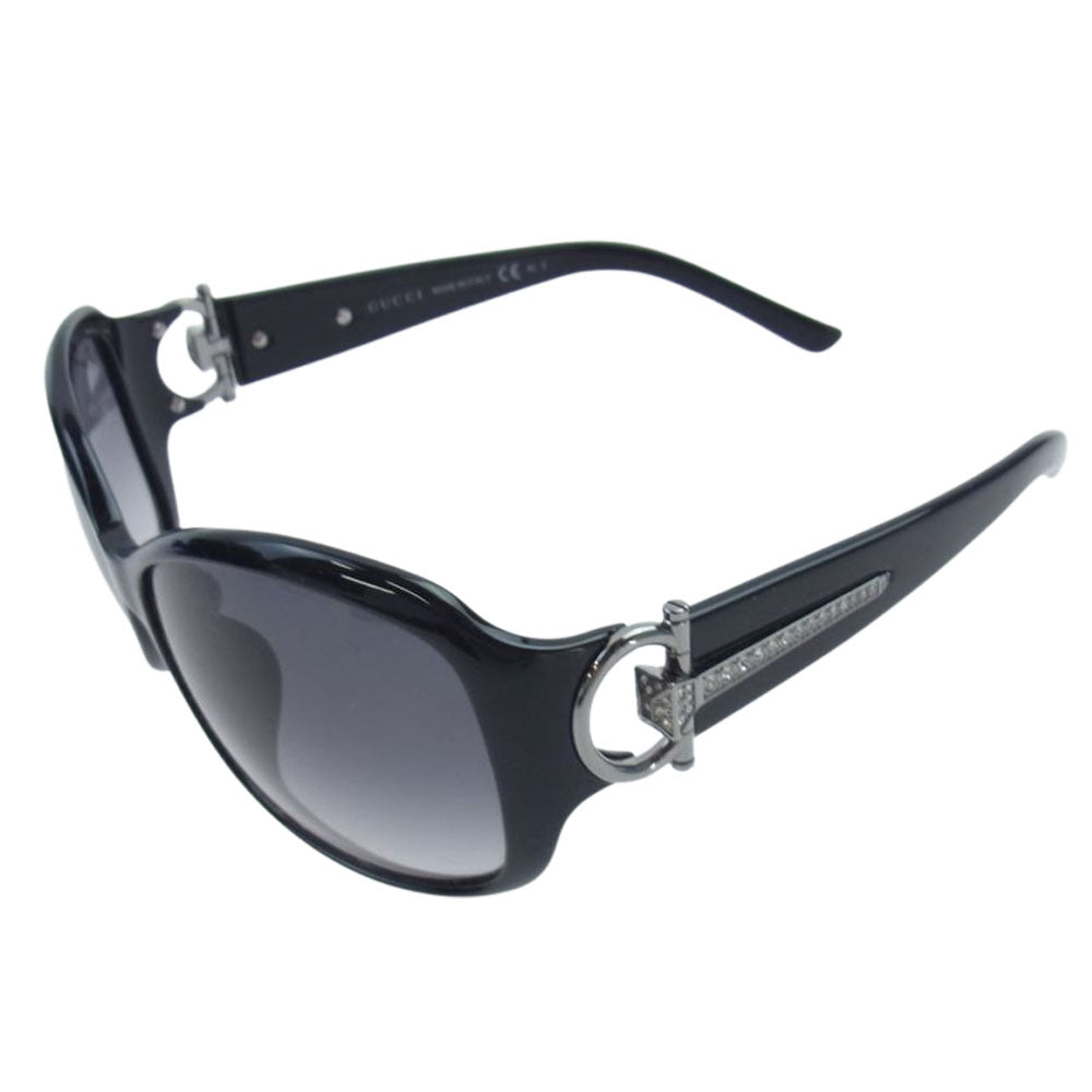 GUCCI グッチ GG3172/F/S ラインストーン サングラス ブラック系【中古】