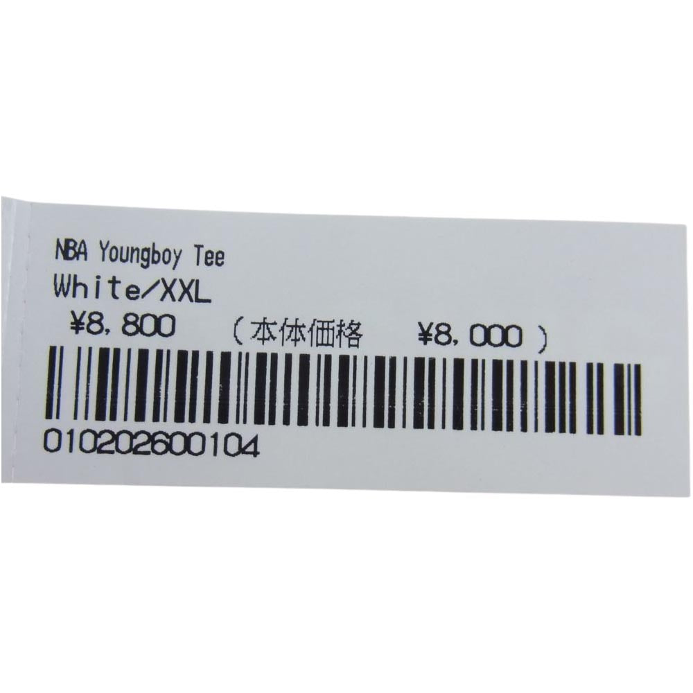 Supreme シュプリーム 23AW NBA Youngboy Tee ヤングボーイ Tシャツ 半袖 オフホワイト系 XXL【新古品】【未使用】【中古】