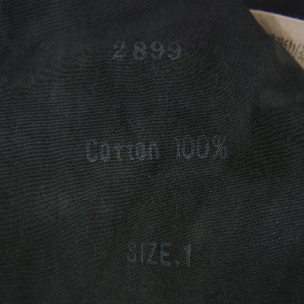 アラキユウ STS06 ELKACOBR01 D1 raw cut pointed collar narrow shirt in special fabric 製品加工 ローカット ナロー 長袖 シャツ スペシャルファブリック チャコール系 1【極上美品】【中古】