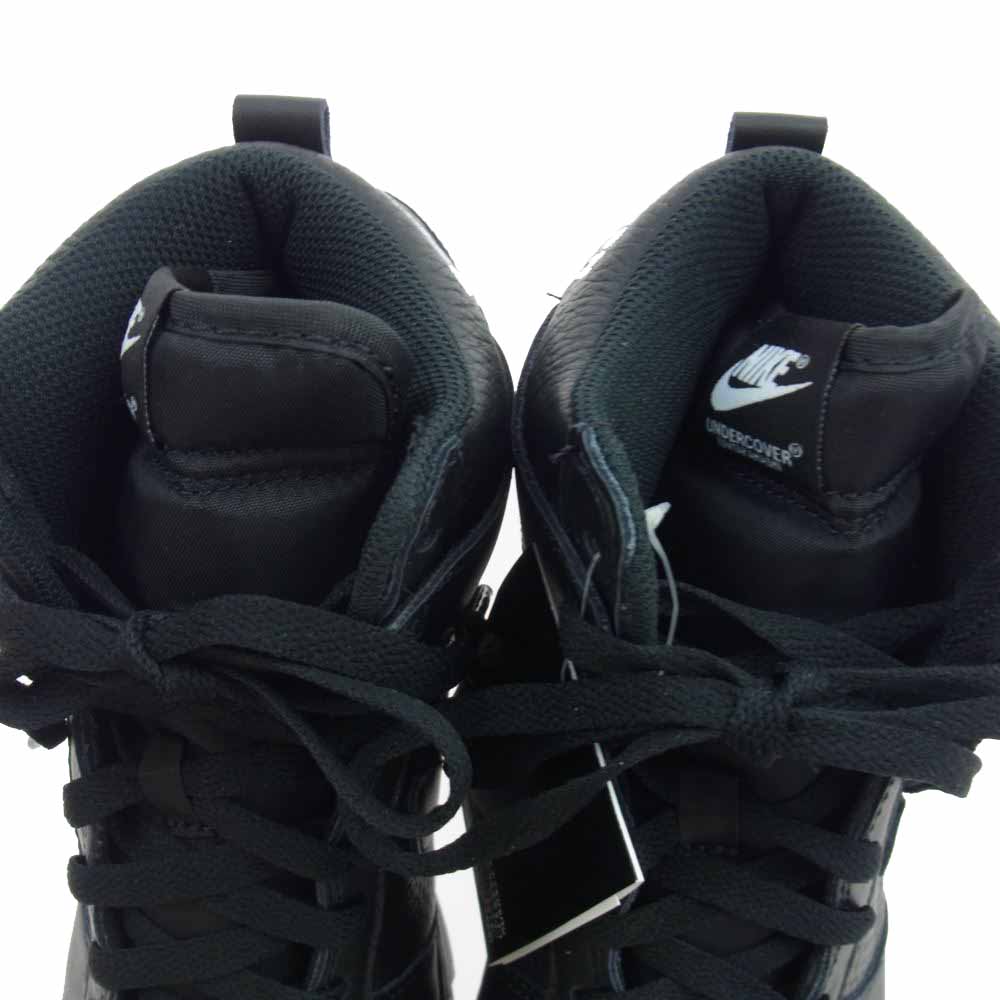 UNDERCOVER アンダーカバー 22SS NU2A4F01 × NIKE DUNK HI 1985 U Chaos Black ナイキ ダンク ハイ カオスブラック ハイカット スニーカー ブラック系 27cm【新古品】【未使用】【中古】