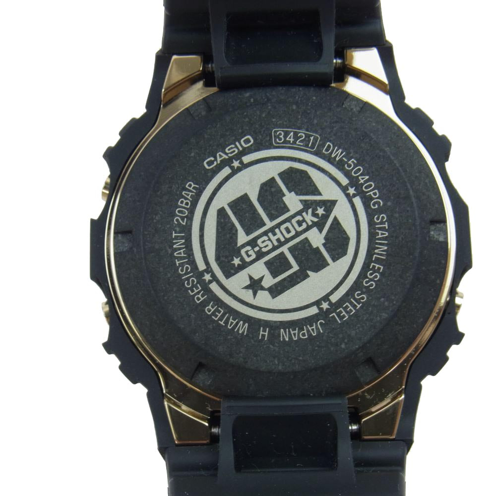 G-SHOCK ジーショック DW-5040PG-1JR 40th Anniversary RECRYSTALLIZED SERIES 40周年記念モデル デジタル クォーツ 腕時計 ウォッチ ブラック系【新古品】【未使用】【中古】