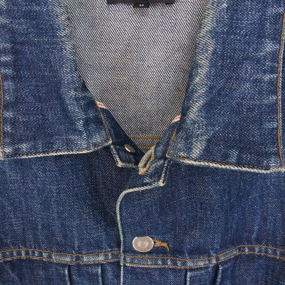 A.P.C. アーペーセー D-TK447 デニム ジャケット セカンド 赤耳 セルビッチ インディゴブルー系 M【中古】