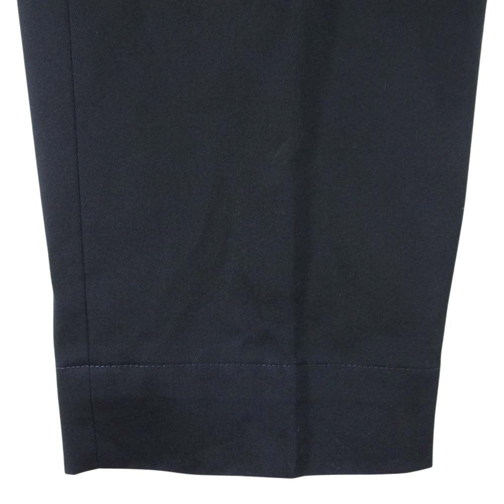 JIL SANDER ジルサンダー 20AW JSUN311331 MN243100  tailored cotton trousers コットンツイル イージー トラウザー パンツ ブラック系 48【中古】