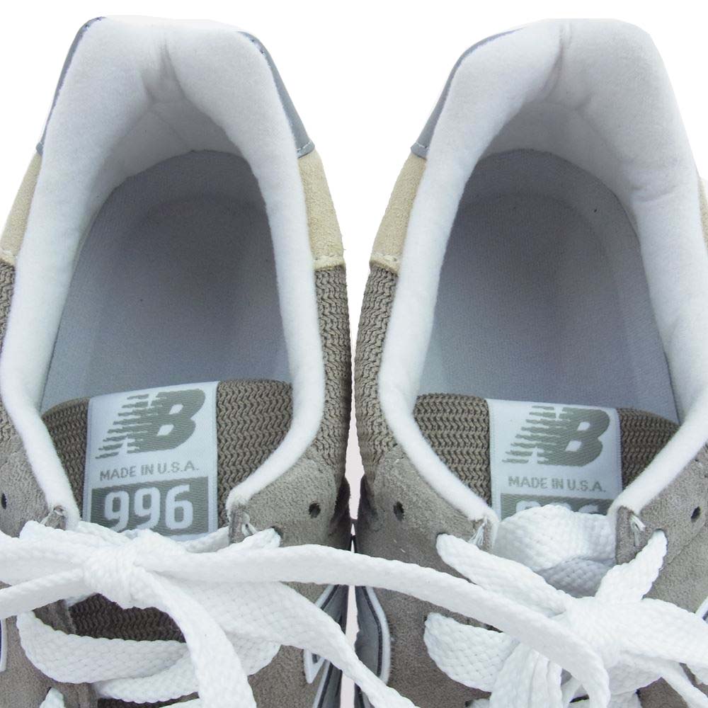 NEW BALANCE ニューバランス U996GR 996 スエード スニーカー グレー グレー系 26.5cm【新古品】【未使用】【中古】