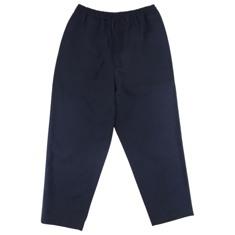 JIL SANDER ジルサンダー 21SS JSMS311401MS20250011 WOOL EASY SLACKS ウール イージー スラックス パンツ ネイビー系 46【中古】