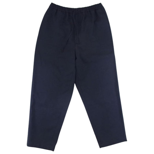 JIL SANDER ジルサンダー 21SS JSMS311401MS20250011 WOOL EASY SLACKS ウール イージー スラックス パンツ ネイビー系 46【中古】