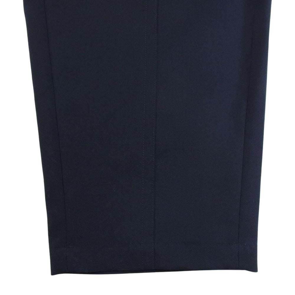 JIL SANDER ジルサンダー 21SS JSMS311401MS20250011 WOOL EASY SLACKS ウール イージー スラックス パンツ ネイビー系 46【中古】