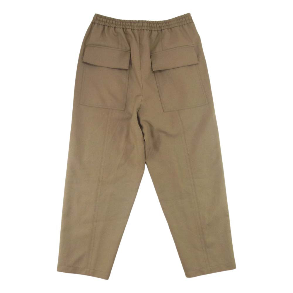 JIL SANDER ジルサンダー 20SS JSMQ311431 MQ21130001 Alem trousers イージー パンツ トラウザーズ ベージュ ベージュ系 46【中古】