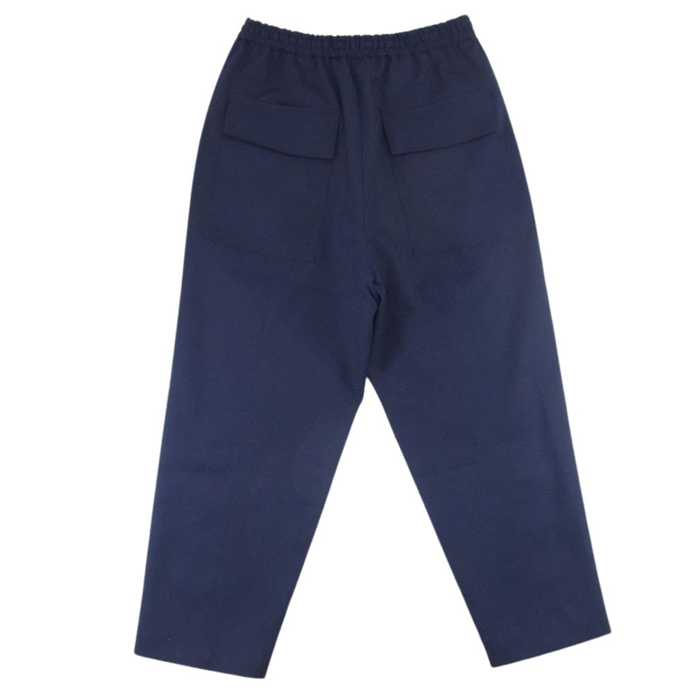 JIL SANDER ジルサンダー 20AW JSMR311401MR20250002 WOOL EASY SLACKS ウール イージー スラックス パンツ ネイビー系 46【中古】