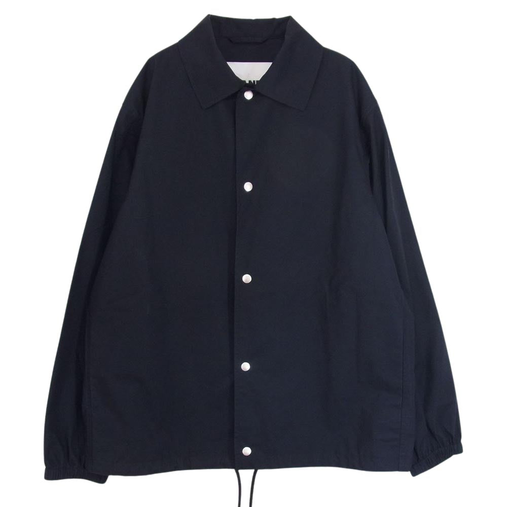JIL SANDER ジルサンダー 20SS JSIQ420411 MQ24490001 Coach Jacket コーチ ジャケット ネイビー系 44【中古】