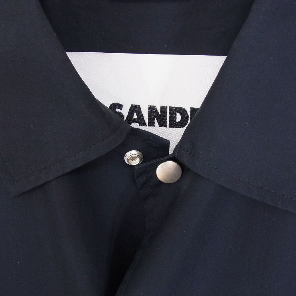 JIL SANDER ジルサンダー 20SS JSIQ420411 MQ24490001 Coach Jacket コーチ ジャケット ネイビー系 44【中古】