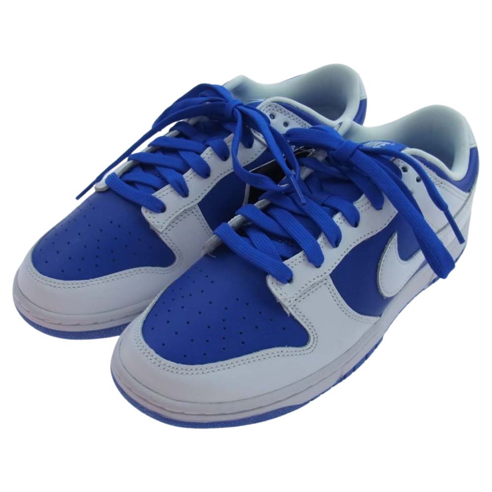 NIKE ナイキ DD1391-401 DUNK LOW RETRO RACER BLUE  ダンク ロー レトロ レーサーブルー ホワイト系 ブルー系 27.5cm【美品】【中古】