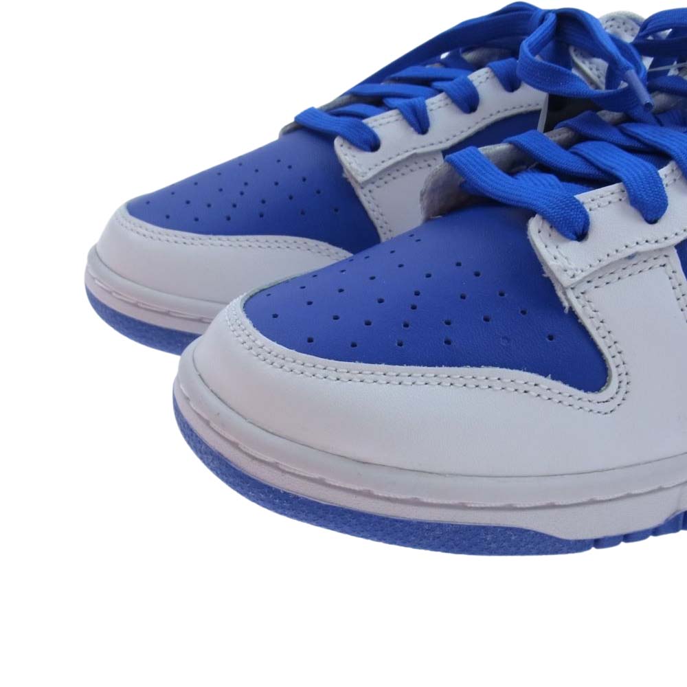NIKE ナイキ DD1391-401 DUNK LOW RETRO RACER BLUE  ダンク ロー レトロ レーサーブルー ホワイト系 ブルー系 27.5cm【美品】【中古】