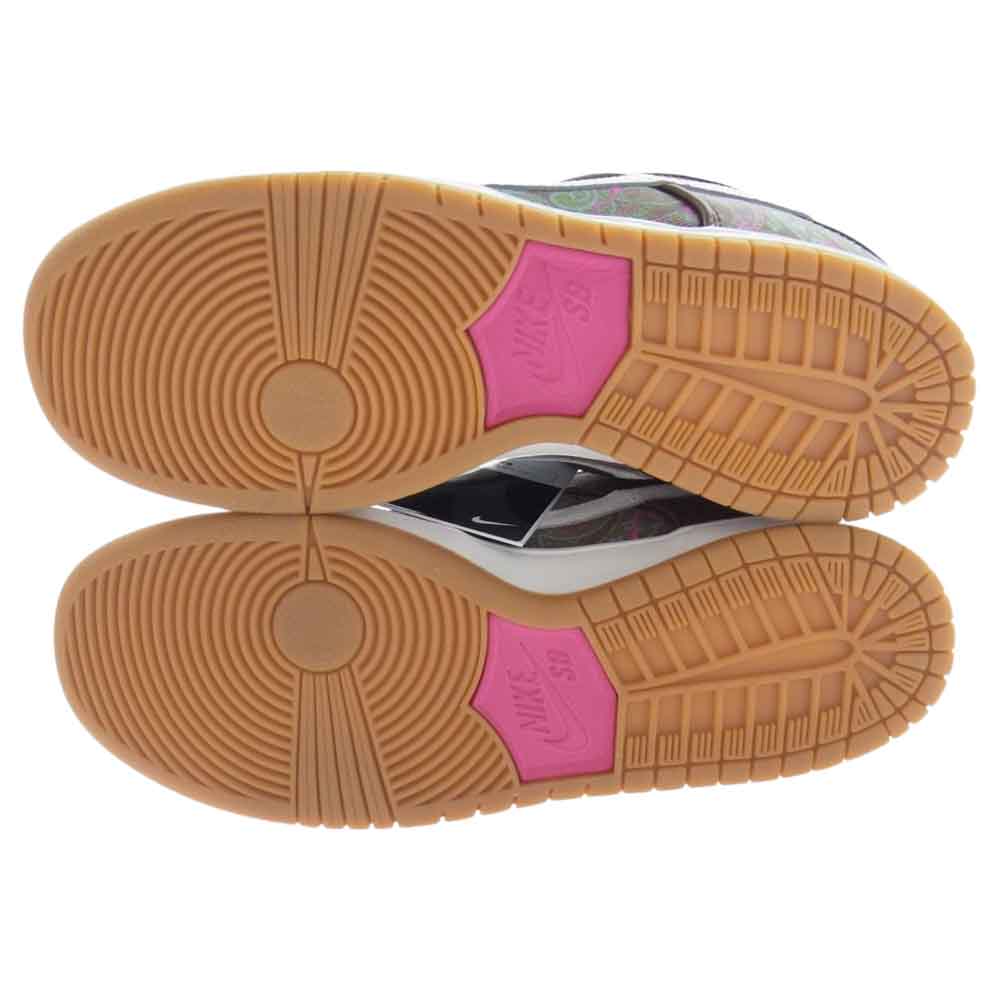 NIKE ナイキ DH7534-200 SB Dunk Low PRM スケートボード ダンク ロー ペイズリー Brown Paisley ブラウン系 27.5cm【新古品】【未使用】【中古】