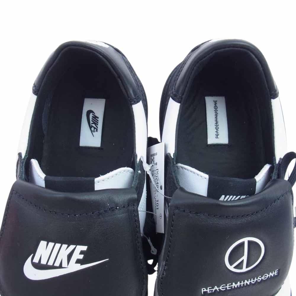 NIKE ナイキ DH2482-101 × PEACEMINUSONE ピースマイナスワン Kwondo 1 クウォンド ウイングチップ スニーカー Black and White ブラック系 ホワイト系 27.5cm【新古品】【未使用】【中古】