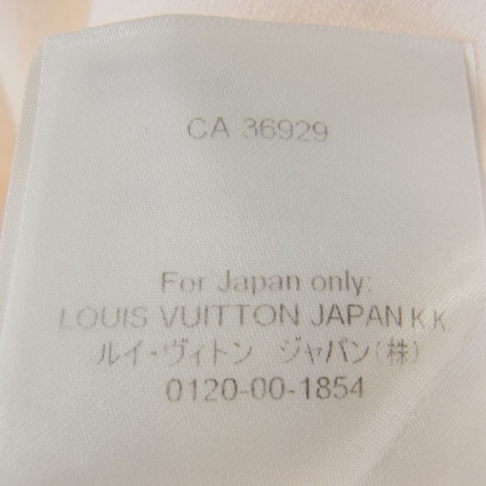 LOUIS VUITTON ルイ・ヴィトン 22SS RM221 JS5 HMN81W エブリデイ LV クルーネック ニット 半袖 Tシャツ オフホワイト系 S【中古】