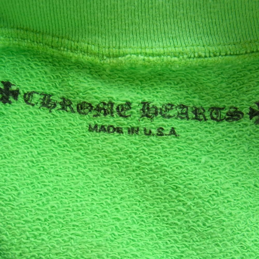 CHROME HEARTS クロムハーツ（原本無） MATTY BOY SEX RECORDS マッティボーイ クルーネック スウェット  ライトグリーン系 M【中古】