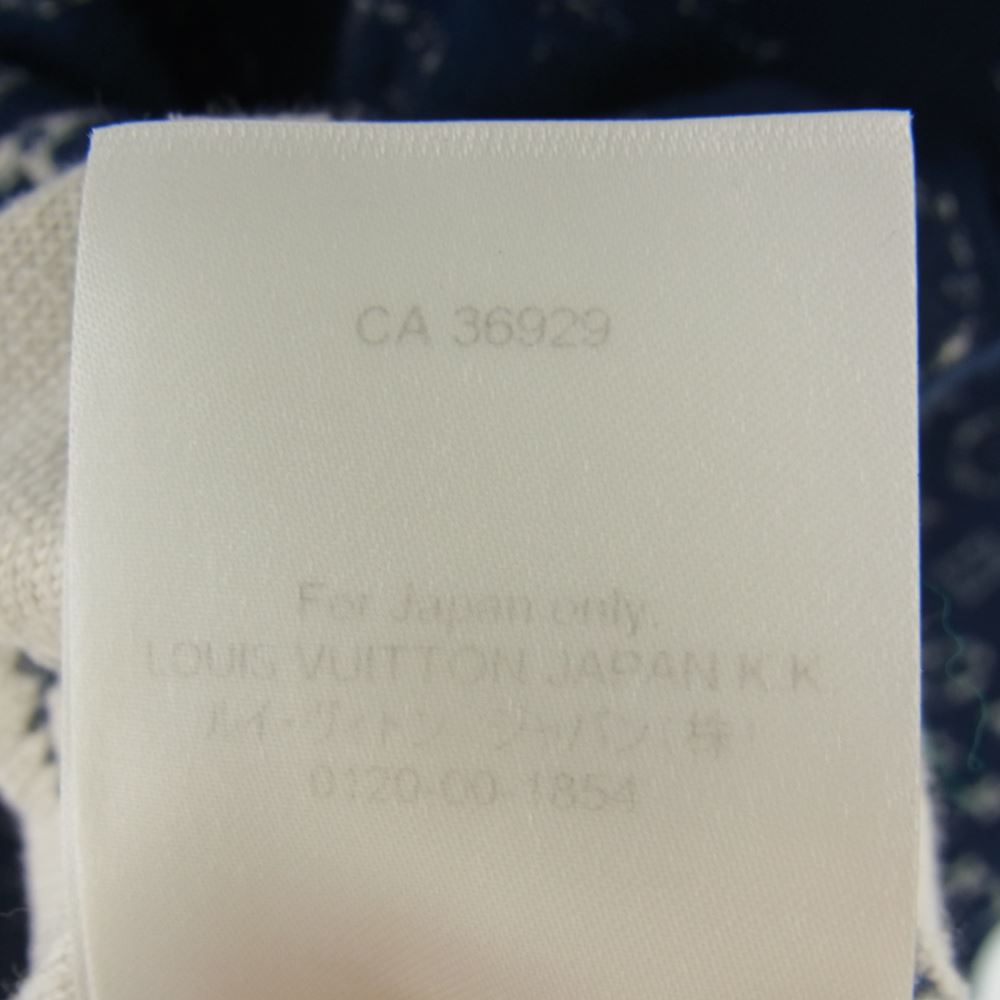 LOUIS VUITTON ルイ・ヴィトン 21AW RM211Q USO HKN44W  グラディエント モノグラム 長袖 ニット ネイビー系 S【中古】