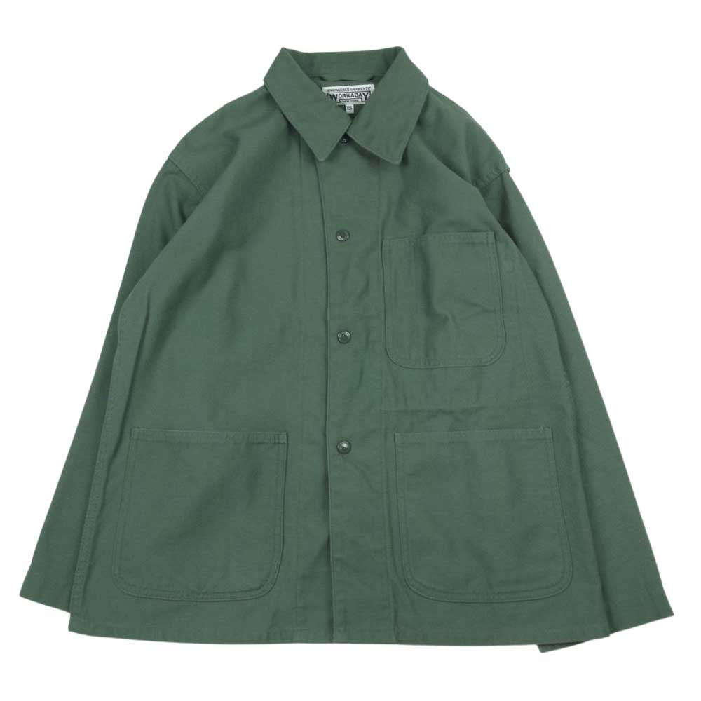 Engineered Garments エンジニアードガーメンツ WORKADAY ワーカデイ ユーティリティ ミリタリー カバーオール ジャケット カーキ系 XS【中古】