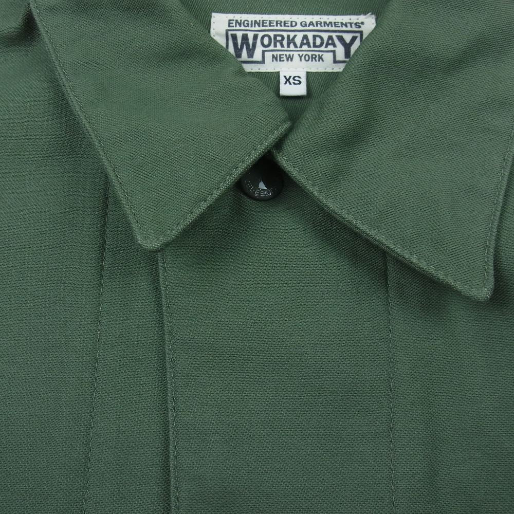 Engineered Garments エンジニアードガーメンツ WORKADAY ワーカデイ ユーティリティ ミリタリー カバーオール ジャケット カーキ系 XS【中古】