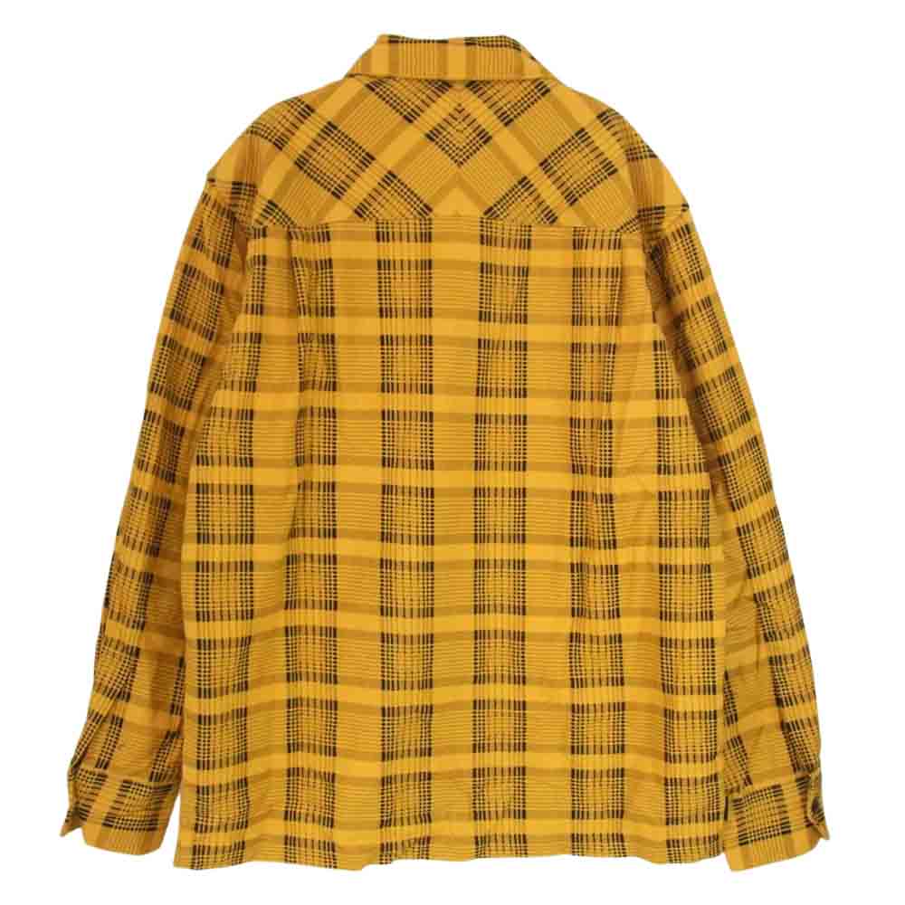 NEIGHBORHOOD ネイバーフッド 19SS 191TSNH-SHM09 B&C / C-SHIRT チェック ネル シャツ イエロー系 S【極上美品】【中古】