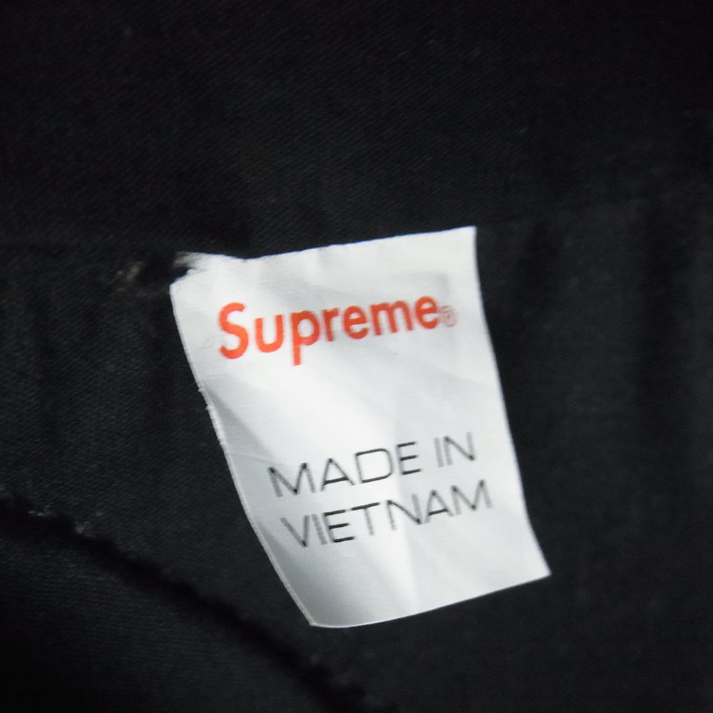 Supreme シュプリーム 20SS RAFFIA TOTE BAG ラフィア トート バッグ BLACK ブラック系【中古】