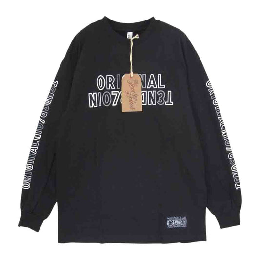 TENDERLOIN テンダーロイン LONG SLEEVE TEE 2B ロングスリーブ Tシャツ カットソー ブラック系 M【新古品】【未使用】【中古】
