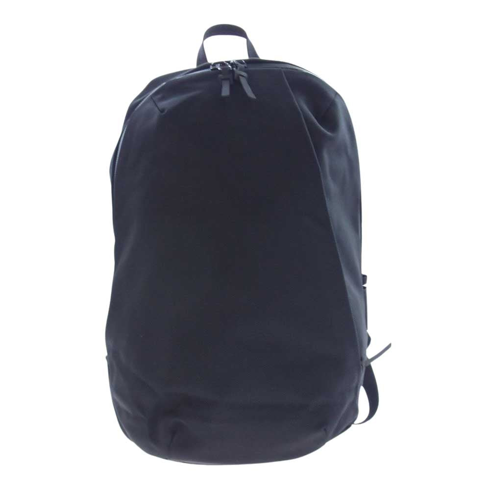 ウェクスレイ コーデュラ ナイロン イエロー マルチポケット バックパック リュック ブラック系【中古】