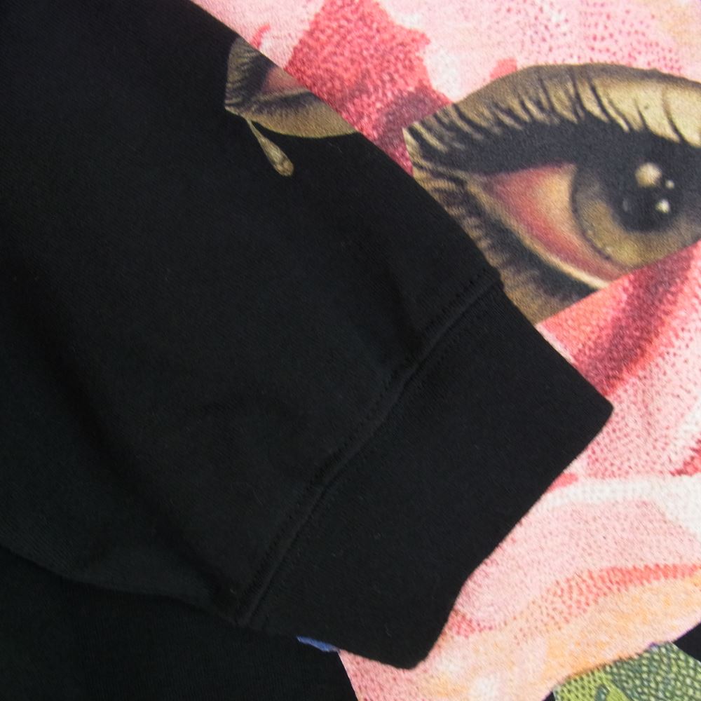 UNDERCOVER アンダーカバー 23SS UC1C1894 WOMENS ROSE/EYE コットン ロング Tシャツ ブラック系 2【極上美品】【中古】