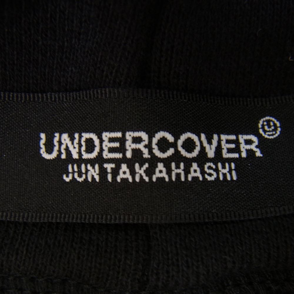 UNDERCOVER アンダーカバー 20AW UCZ4893-6 隠密ロゴ プリント プルオーバー パーカー ブラック系 3【新古品】【未使用】【中古】