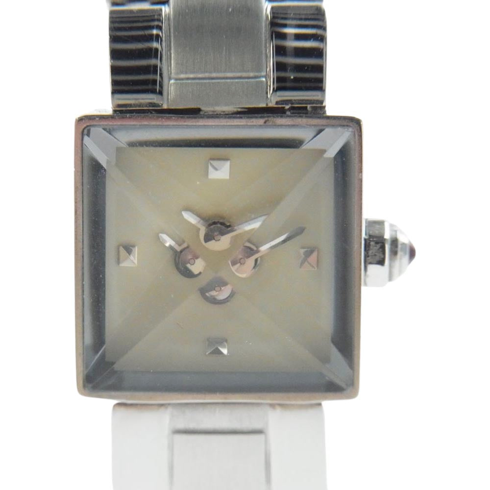 UNDERCOVER アンダーカバー UC1A9A01 ピラミッドケース ウォッチ ステンレス シルバー系【中古】