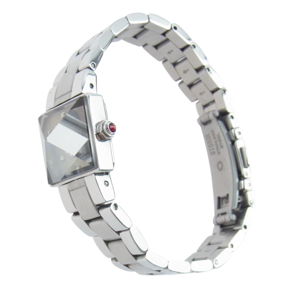 UNDERCOVER アンダーカバー UC1A9A01 ピラミッドケース ウォッチ ステンレス シルバー系【中古】