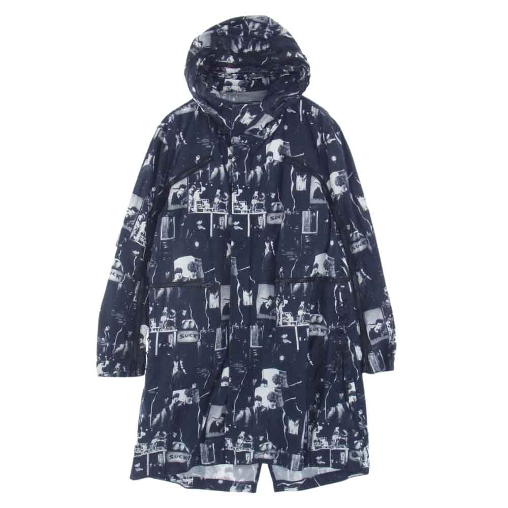 UNDERCOVER アンダーカバー 14SS GODOG期 ジザメリ フォトプリント 総柄 モッズコート 2【中古】