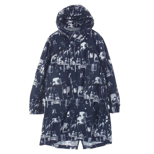 UNDERCOVER アンダーカバー 14SS GODOG期 ジザメリ フォトプリント 総柄 モッズコート 2【中古】